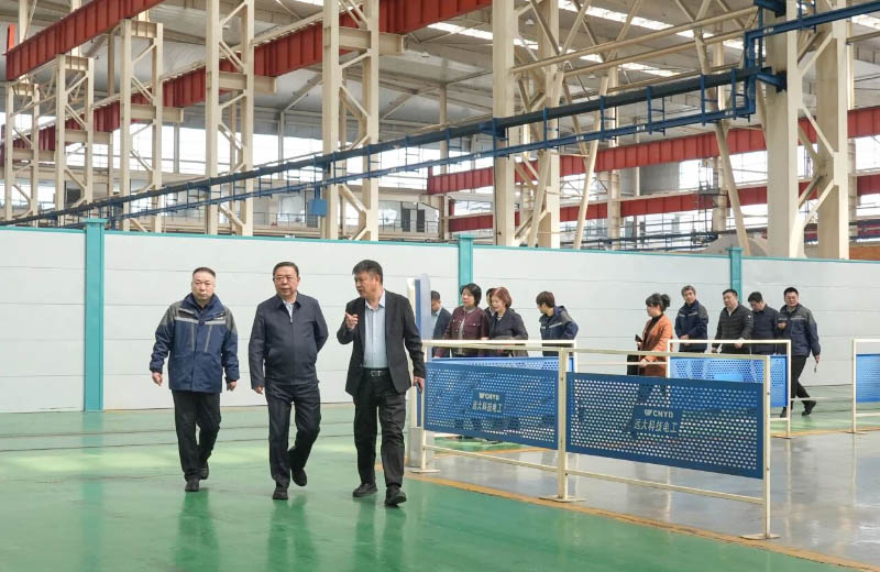 沈阳市副市长张文哲一行莅临沈阳远大电力电子科技有限公司调研指导