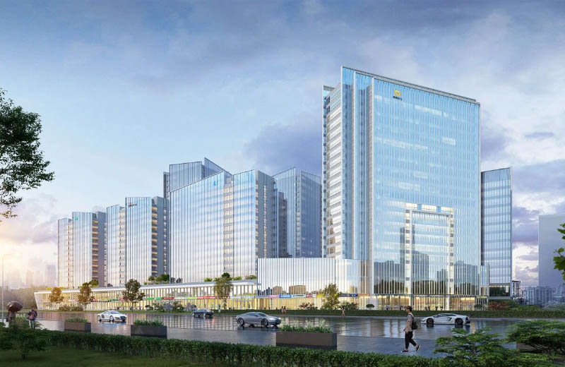 以“凌空飞翼”塑“水晶之城”——远大铝业实力中标北京无线宽带产业园幕墙工程